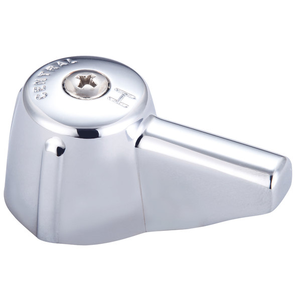 Central Brass Canopy Handle With Screw-Hot, Polished Chrome G-523-H